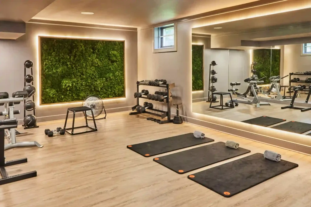 Aesthetic Gym Interior and Styling