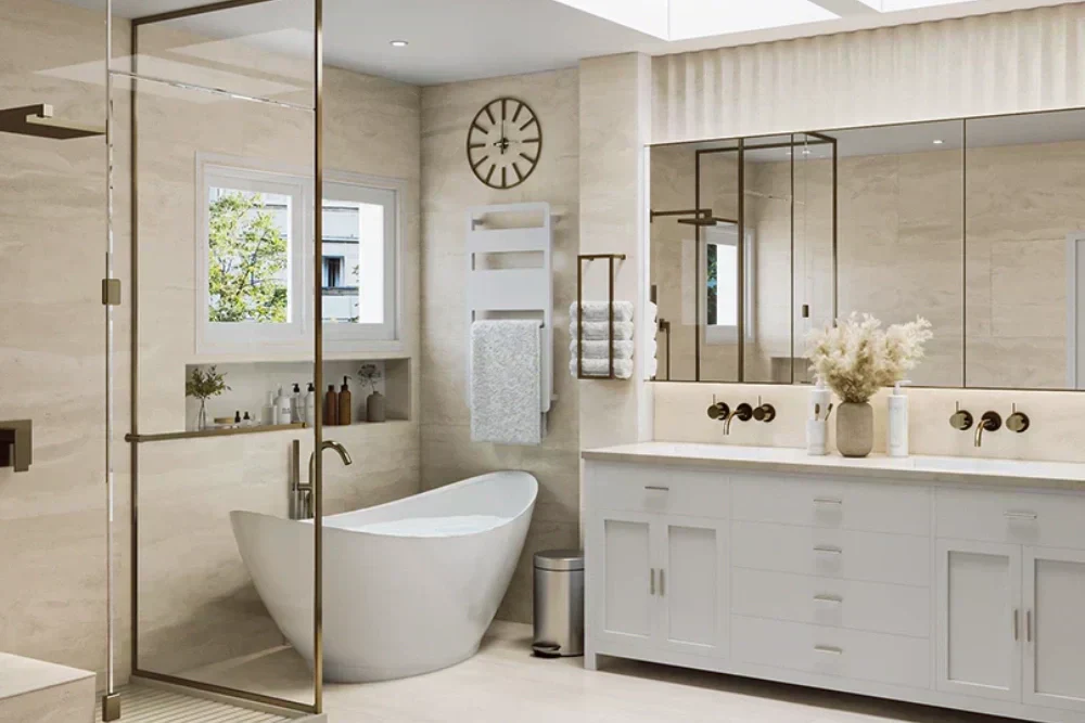 Bathroom Linen Closet Organization and Multi-Use Storage