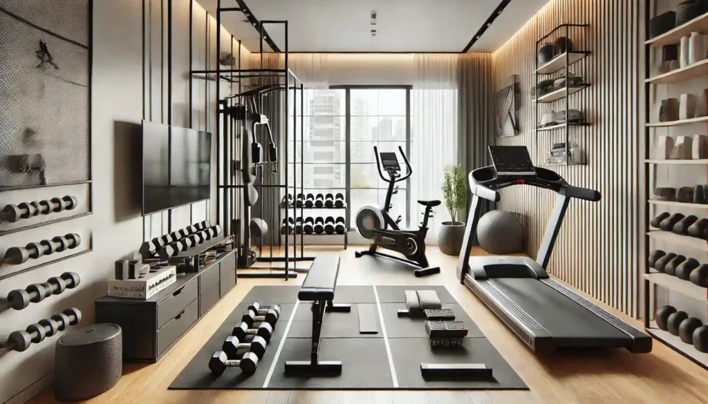 At Home Gym Room Small Spaces: Smart and Stylish Workout Ideas