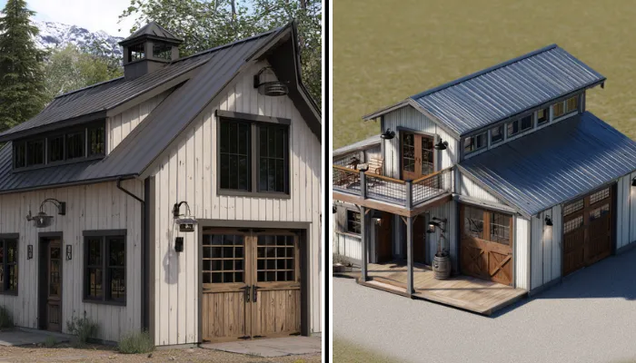 Small Shop With Living Quarters Plans