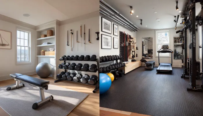 Small Workout Room Decor