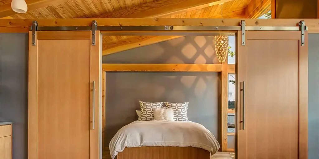 Sliding Barn Door in Bedroom Designs