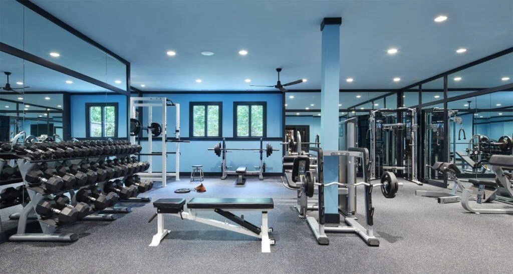 Modern Luxury Home Gym and High-End Design
