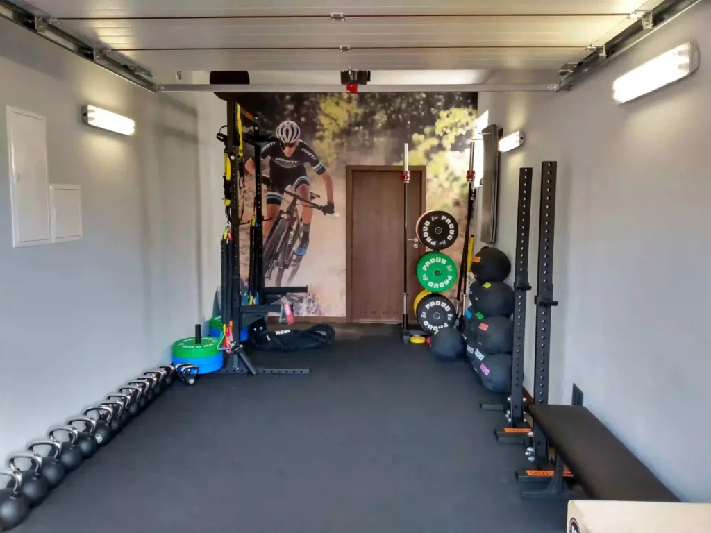 Home Gym Garage Layout and Multi-Use Spaces
