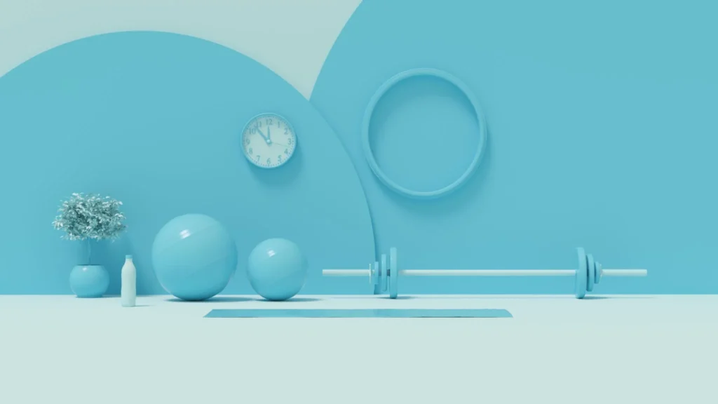 Aesthetic Home Gym and Interior Styling