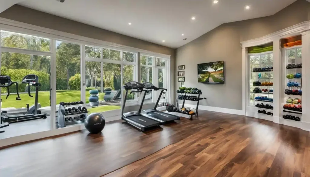 20x20 Home Gym Layout and Spacious Design