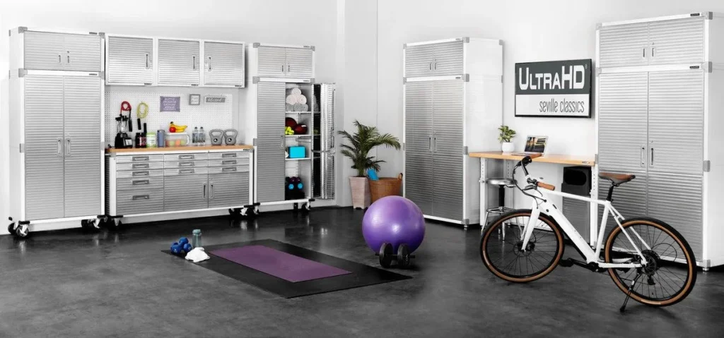 Garage Storage And Gym Combination