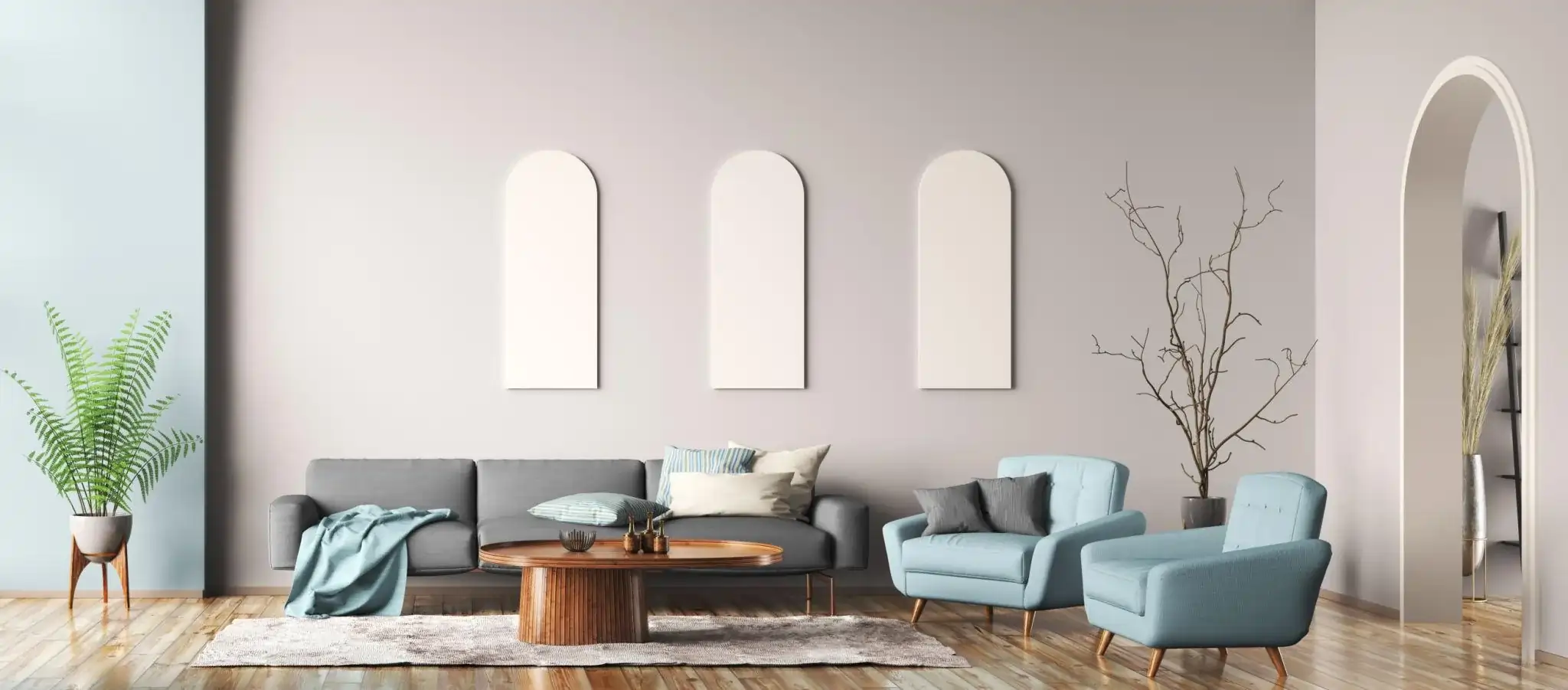Living Room Design For Apartment and Sofa Layout