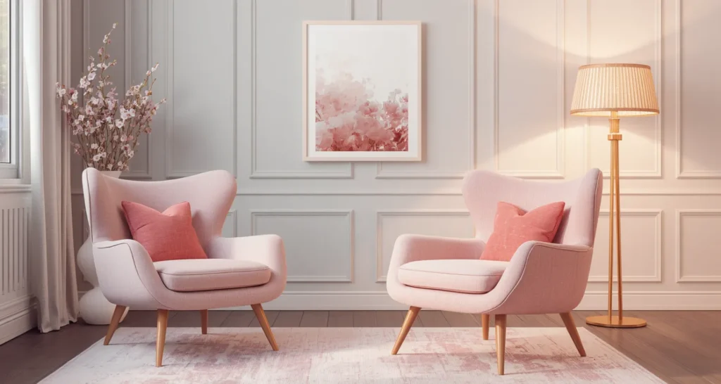 Living Room with 2 Accent Chairs